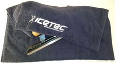 Icetec Schaatsdoek CUSTOM MADE+logo, badstof 450gr